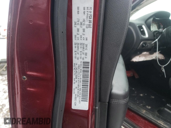 2020 Dodge Durango SXT Plus with VIN 1C4RDJAG5LC355990, listed as a Copart auction lot 84462954 with 67,324 mi miles and Salvage Title. Bid and sale history available at DreamBid. Image 12.