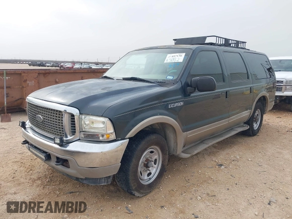 2000 Ford Excursion Limited с VIN 1FMNU42S4YED24286, выставлен на аукционе IAAI как лот 41457136 с пробегом 361 296 миль миль и . История ставок и продаж доступна на DreamBid. Изображение 2.