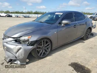 2014 Lexus IS 250 with VIN JTHBF1D28E5019204, listed as a Copart auction lot 48199365 with 93,436 mi miles and Salvage Title. Bid and sale history available at DreamBid. Image 1.