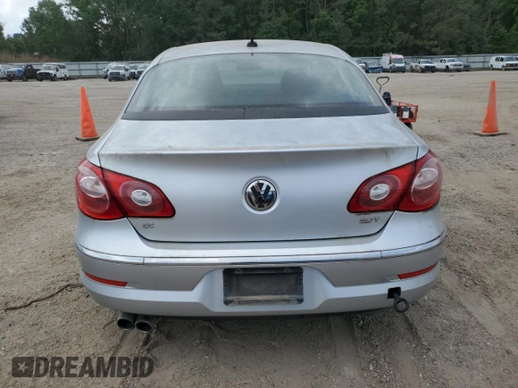 2011 Volkswagen CC Lux Plus with VIN WVWHN7AN8BE720272, listed as a Copart auction lot 53833515 with Not Provided miles and Clean Title. Bid and sale history available at carsss.com. Image 6.