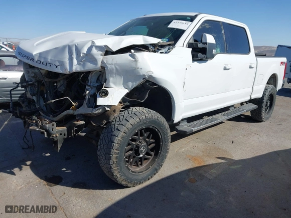 2017 Ford Super Duty F-250 SRW Lariat with VIN 1FT7W2BT1HEE53574, listed as a IAAI auction lot 41375619 with 165,655 mi miles. Bid and sale history available at carsss.com. Image 19.