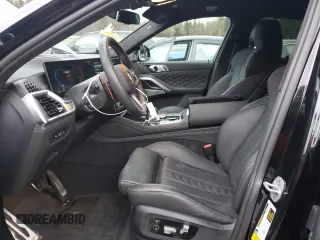 2024 BMW X6 M with VIN 5YM23ET08R9V15689, listed as a Copart auction lot 86357404 with 9,847 mi miles and Salvage Title. Bid and sale history available at carsss.com. Image 7.