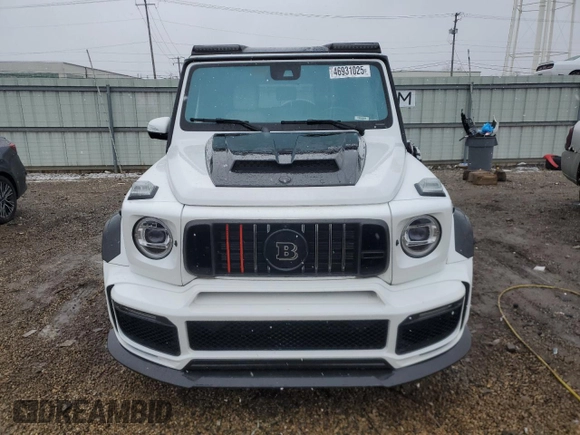 2022 Mercedes-Benz G AMG G 63 with VIN W1NYC7HJ9NX437938, listed as a Copart auction lot 46931025 with 27,101 mi miles and Salvage Title. Bid and sale history available at carsss.com. Image 5.