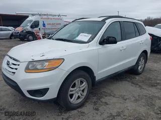 2010 Hyundai Santa Fe GLS with VIN 5NMSG3AB9AH408004, listed as a IAAI auction lot 41758022 with 102,061 mi miles. Bid and sale history available at carsss.com. Image 2.