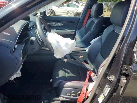 2023 Genesis GV70 2.5T with VIN KMUMADTB1PU097227, listed as a Copart auction lot 59223375 with Not provided miles and Salvage title. Bid and sale history available at DreamBid. Image 7.