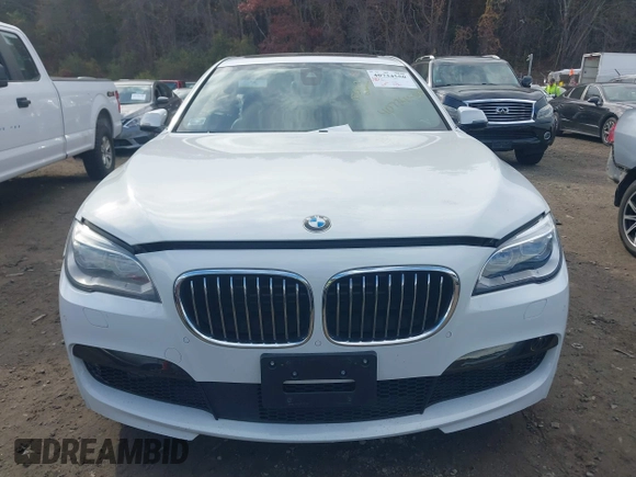 2015 BMW 7 Series 750Li xDrive with VIN WBAYF8C56FD654765, listed as a IAAI auction lot 40734550 with 133,848 mi miles and . Bid and sale history available at carsss.com. Image 12.