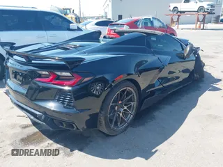 2025 Chevrolet Corvette 3LT with VIN 1G1YC3D4XS5100002, listed as a IAAI auction lot 42487547 with 2,591 mi miles and . Bid and sale history available at DreamBid. Image 4.