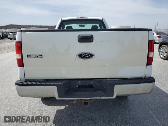 2005 Ford F-150 XL with VIN 1FTRF14545NB68512, listed as a Copart auction lot 49657355 with 143,427 mi miles and Clean Title. Bid and sale history available at carsss.com. Image 6.