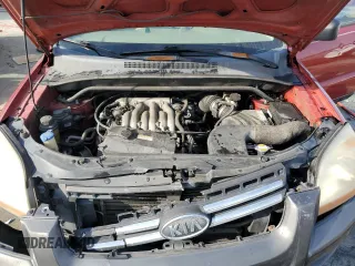 2005 Kia Sportage LX with VIN KNDJF723257122120, listed as a Copart auction lot 43386055 with 191,082 mi miles and Salvage Title. Bid and sale history available at carsss.com. Image 12.