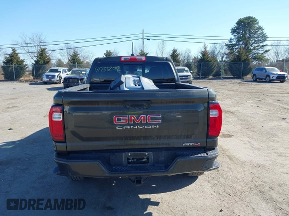 2023 GMC Canyon 4WD AT4 with VIN 1GTP6DEK1P1174713, listed as a IAAI auction lot 41733242 with 35,705 mi miles. Bid and sale history available at carsss.com. Image 16.