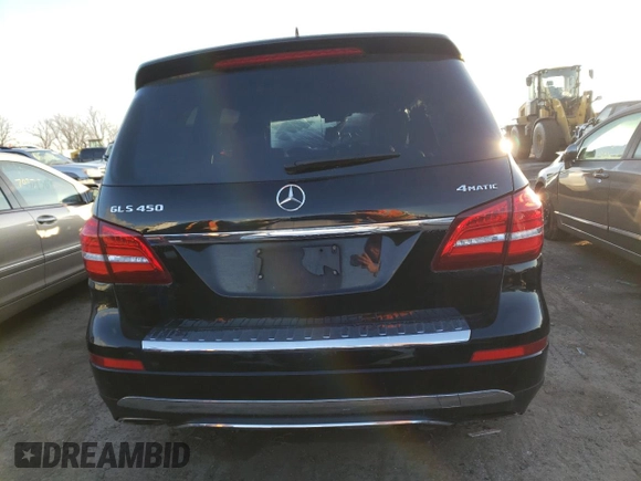 2019 Mercedes-Benz GLS 450 with VIN 4JGDF6EE1KB183192, listed as a Copart auction lot 77336863 with 59,349 mi miles and . Bid and sale history available at DreamBid. Image 6.