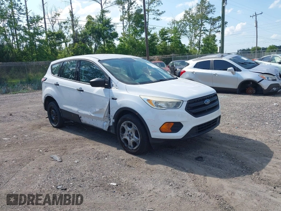 2017 Ford Escape S with VIN 1FMCU0F77HUE98557, listed as a IAAI auction lot 42268282 with 132,481 mi miles and . Bid and sale history available at DreamBid. Image 1.
