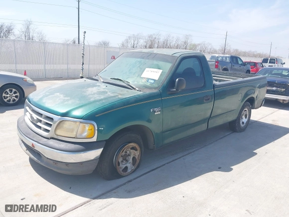 1999 Ford F-150 Work Series with VIN 1FTRF17W3XKB02350, listed as a IAAI auction lot 41789597 with 1 mi miles. Bid and sale history available at carsss.com. Image 2.