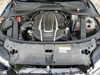 2016 Audi A8 L 4.0T Sport with VIN WAU43AFD3GN010931, listed as a Copart auction lot 81960634 with 131,841 mi miles and Salvage Title. Bid and sale history available at carsss.com. Image 11.