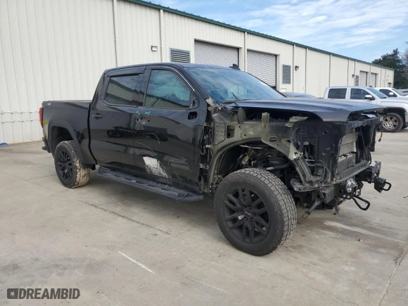 2020 GMC Sierra 1500 Elevation with VIN 3GTU9CET0LG131764, listed as a Copart auction lot 43196955 with 71,169 mi miles and Salvage Title. Bid and sale history available at carsss.com. Image 4.