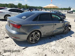 2019 Audi A3 Sedan Premium with VIN WAUAUGFF1KA108313, listed as a Copart auction lot 58632054 with 72,610 mi miles and Salvage Title. Bid and sale history available at carsss.com. Image 3.