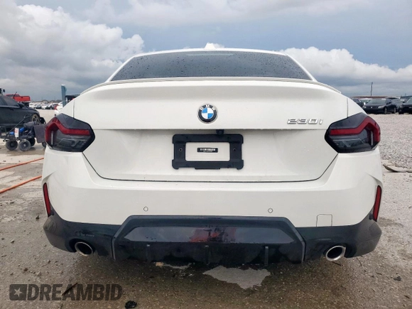 2023 BMW 2 Series 230i with VIN 3MW23CM0XP8D29605, listed as a Copart auction lot 60284905 with 39,622 mi miles and Salvage title. Bid and sale history available at DreamBid. Image 6.