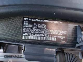 2017 BMW i3 z VIN WBY1Z8C31HV894473, wystawiony jako IAAI lot #41870525 z przebiegiem 96 414 mil mil oraz . Historia ofert i sprzedaży dostępna na DreamBid. Obrazek 9.