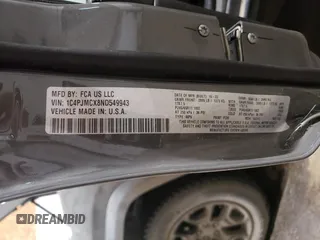 2022 Jeep Cherokee X with VIN 1C4PJMCX8ND549943, listed as a Copart auction lot 45237755 with 12,274 mi miles and Salvage Title. Bid and sale history available at carsss.com. Image 13.
