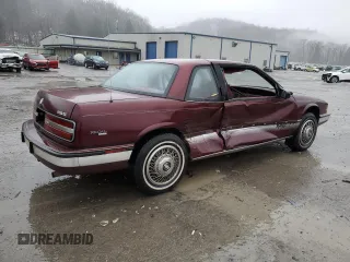 1990 Buick Regal with VIN 2G4WB14T4L1421545, listed as a Copart auction lot 43361855 with 50,580 mi miles and Salvage Title. Bid and sale history available at DreamBid. Image 3.
