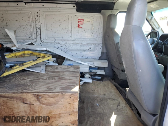 2010 Ford Econoline Cargo Commercial with VIN 1FTNS2EWXADA37043, listed as a Copart auction lot 80500884 with 222,181 mi miles and Salvage Title. Bid and sale history available at carsss.com. Image 11.