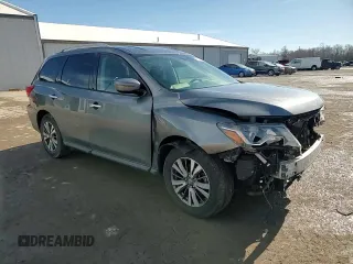 2019 Nissan Pathfinder SV with VIN 5N1DR2MM4KC587882, listed as a Copart auction lot 45762985 with 66,909 mi miles and Salvage Title. Bid and sale history available at carsss.com. Image 12.