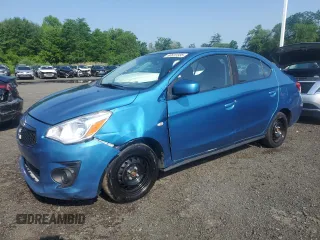 2020 Mitsubishi Mirage ES z VIN ML32F3FJ5LHF05052, wystawiony jako Copart lot #60622335 z przebiegiem 122 612 mil mil oraz Czysty tytuł • Clean title. Historia ofert i sprzedaży dostępna na DreamBid. Obrazek 1.