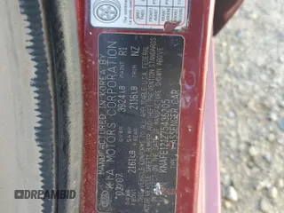 2007 Kia Spectra EX z VIN KNAFE121275436205, wystawiony jako Copart lot #57680055 z przebiegiem 141 670 mil mil oraz Szkoda całkowita • Salvage title. Historia ofert i sprzedaży dostępna na DreamBid. Obrazek 12.