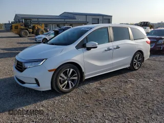 2024 Honda Odyssey Touring с VIN 5FNRL6H82RB039313, выставлен на аукционе Copart как лот 52632005 с пробегом 18 447 миль миль и Списание • Salvage title. История ставок и продаж доступна на DreamBid. Изображение 1.
