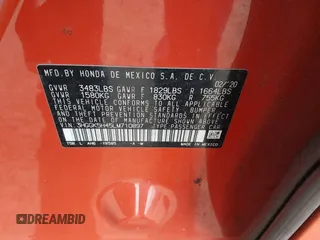 2020 Honda Fit LX z VIN 3HGGK5H45LM710897, wystawiony jako IAAI lot #41815222 z przebiegiem 100 304 mil mil oraz . Historia ofert i sprzedaży dostępna na DreamBid. Obrazek 9.