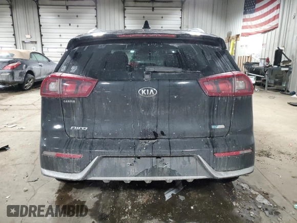 2017 Kia Niro Touring Launch Edition with VIN KNDCC3LCXH5076013, listed as a Copart auction lot 45154335 with 124,295 mi miles and Clean Title. Bid and sale history available at carsss.com. Image 6.