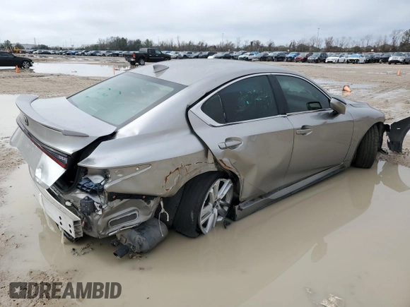 2021 Lexus IS 300 with VIN JTHAA1D22M5116858, listed as a Copart auction lot 50206175 with 62,710 mi miles and Clean title. Bid and sale history available at DreamBid. Image 3.