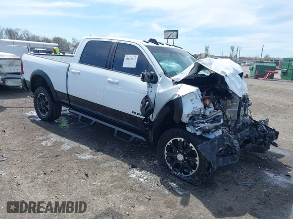 2024 Ram 2500 Rebel with VIN 3C6UR5EJ2RG278405, listed as a IAAI auction lot 41824632 with 29,303 mi miles. Bid and sale history available at carsss.com. Image 1.