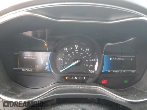 2017 Ford Fusion Hybrid SE with VIN 3FA6P0LU2HR326162, listed as a Copart auction lot 57495005 with 135,797 mi miles and Clean title. Bid and sale history available at DreamBid. Image 9.
