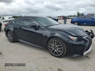 2018 Lexus RC 300 with VIN JTHHA5BC6J5008725, listed as a Copart auction lot 74553644 with 80,119 mi miles and Salvage title. Bid and sale history available at DreamBid. Image 4.