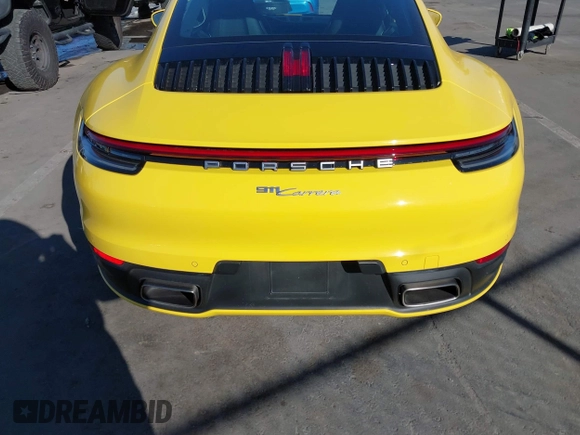 2020 Porsche 911 Carrera with VIN WP0AA2A94LS206182, listed as a IAAI auction lot 41664995 with 11,222 mi miles. Bid and sale history available at carsss.com. Image 16.