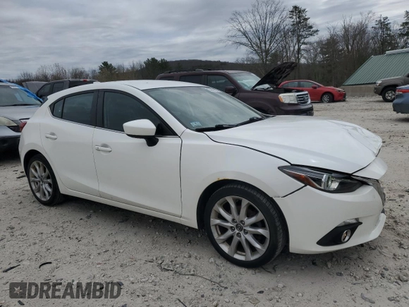 2014 Mazda 3 S Touring with VIN JM1BM1L33E1185784, listed as a Copart auction lot 53609135 with 67,043 mi miles and Clean Title. Bid and sale history available at DreamBid. Image 4.