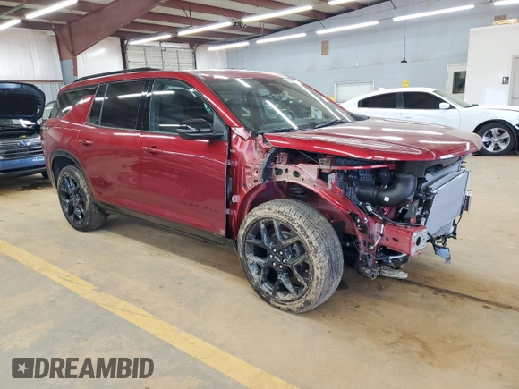 2024 Chevrolet Traverse AWD RS with VIN 1GNEVLKS7RJ193284, listed as a Copart auction lot 50638885 with 6,130 mi miles and Salvage Title. Bid and sale history available at carsss.com. Image 4.