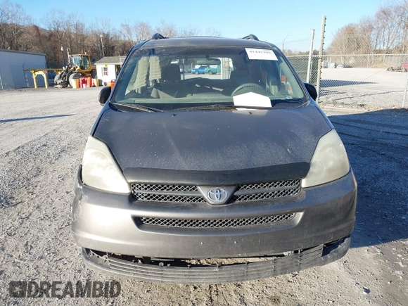 2005 Toyota Sienna LE with VIN 5TDBA23C15S032144, listed as a IAAI auction lot 41445395 with 258,574 mi miles and . Bid and sale history available at DreamBid. Image 12.