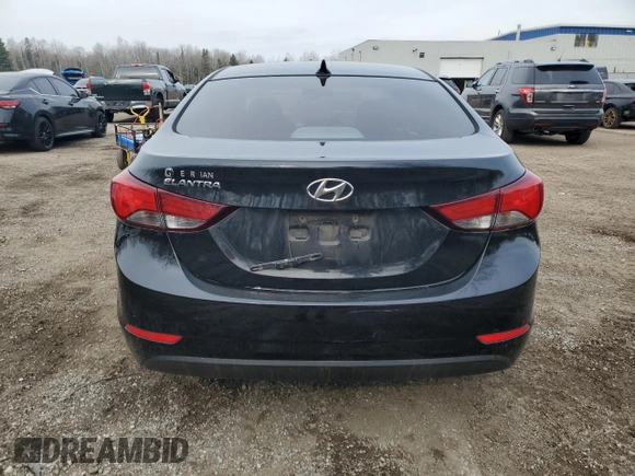 2015 Hyundai Elantra SE with VIN 5NPDH4AE0FH581670, listed as a Copart auction lot 53033405 with 151,470 mi miles and Clean Title. Bid and sale history available at DreamBid. Image 6.