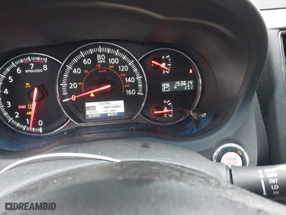 2014 Nissan Maxima 3.5 S with VIN 1N4AA5AP2EC468382, listed as a IAAI auction lot 41951092 with 153,614 mi miles. Bid and sale history available at carsss.com. Image 7.