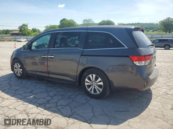 2015 Honda Odyssey EX-L with VIN 5FNRL5H60FB089678, listed as a Copart auction lot 56025035 with Not Provided miles and Salvage Title. Bid and sale history available at DreamBid. Image 2.