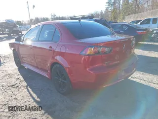 2017 Mitsubishi Lancer ES with VIN JA32U2FU3HU012181, listed as a IAAI auction lot 41225105 with 90,039 mi miles. Bid and sale history available at carsss.com. Image 3.