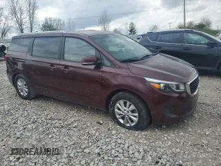 2016 Kia Sedona LX with VIN KNDMB5C12G6163849, listed as a Copart auction lot 55332635 with 94,680 mi miles and Clean Title. Bid and sale history available at carsss.com. Image 4.