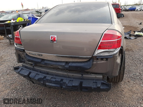 2008 Saturn Aura XE with VIN 1G8ZS57B38F251880, listed as a Copart auction lot 46325800 with 167,590 mi miles and Salvage Title. Bid and sale history available at carsss.com. Image 9.