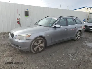 2007 BMW 5 Series 530xi with VIN WBANN73597CN04933, listed as a Copart auction lot 84727224 with 173,250 mi miles and Clean title. Bid and sale history available at DreamBid. Image 1.