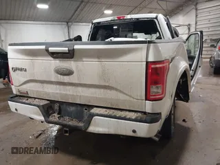 2015 Ford F-150 XLT with VIN 1FTEW1EP5FFB32595, listed as a IAAI auction lot 41477665 with 120,441 mi miles. Bid and sale history available at carsss.com. Image 4.