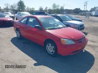 2001 Honda Civic LX with VIN 1HGEM215X1L103234, listed as a IAAI auction lot 42000826 with 264,599 mi miles. Bid and sale history available at carsss.com. Image 1.