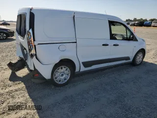 2014 Ford Transit Connect XLT with VIN NM0LE7F71E1140133, listed as a Copart auction lot 58371725 with 55,121 mi miles and Salvage title. Bid and sale history available at DreamBid. Image 3.