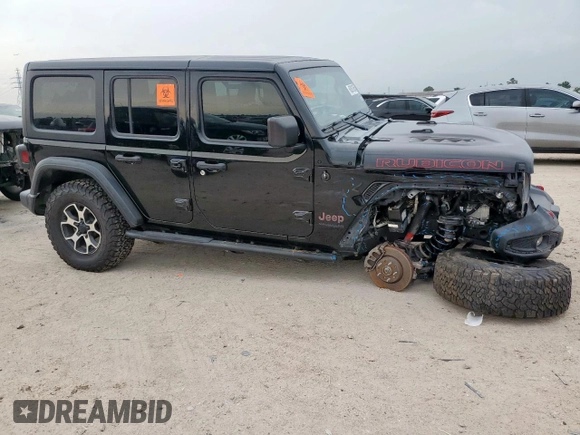 2020 Jeep Wrangler Unlimited Rubicon with VIN 1C4HJXFG9LW101973, listed as a Copart auction lot 60261365 with 61,097 mi miles and Clean title. Bid and sale history available at DreamBid. Image 4.